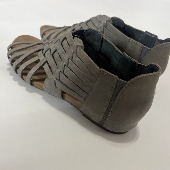 Sz 6.5 Chocolat Blu Viva Wedge - Woven Platform Sandal on a Low-Wedge - Picture 4 of 9